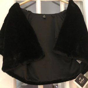 Faux Fur Bolero Jacket